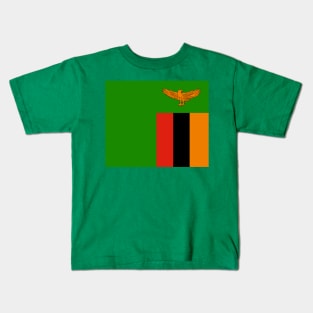 Zambia Flag Kids T-Shirt